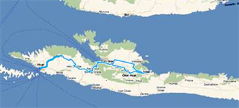 Map -bike -hvar